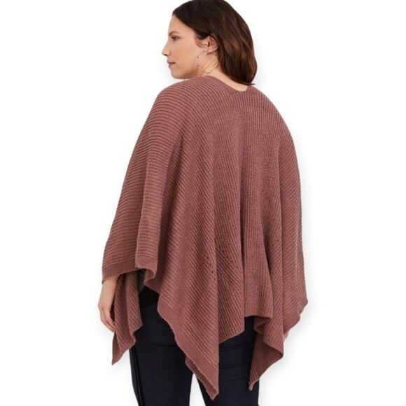 Torrid Mauve Knit Shrug One Size - Picture 5 of 8